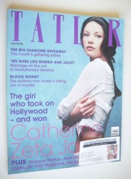 Tatler magazine - July 1999 - Catherine Zeta Jones cover