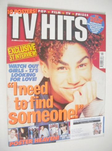 TV Hits magazine - November 1996 - TJ cover