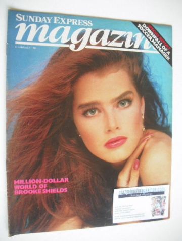Sunday Express magazine - 22 January 1984 - Brooke Shields cover