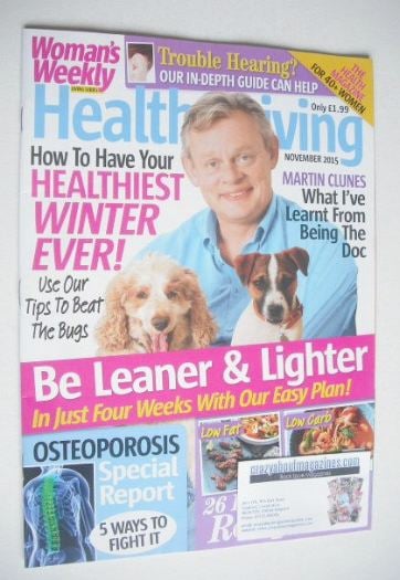 Health & Living magazine - November 2015 - Martin Clunes cover