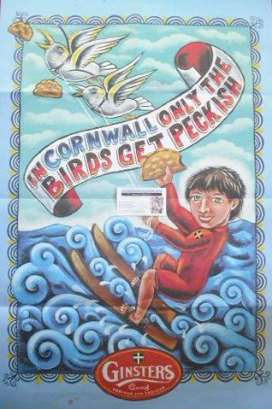Ginsters Cornish poster