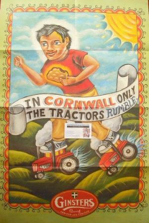 Ginsters Cornish poster