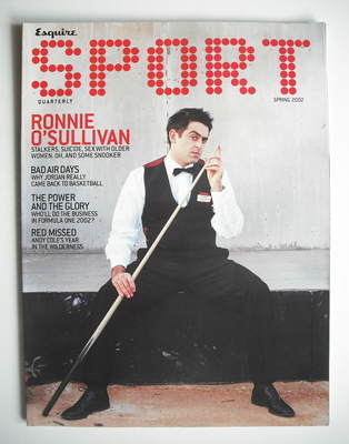 Esquire Sport magazine - Ronnie O'Sullivan cover (Spring 2002)