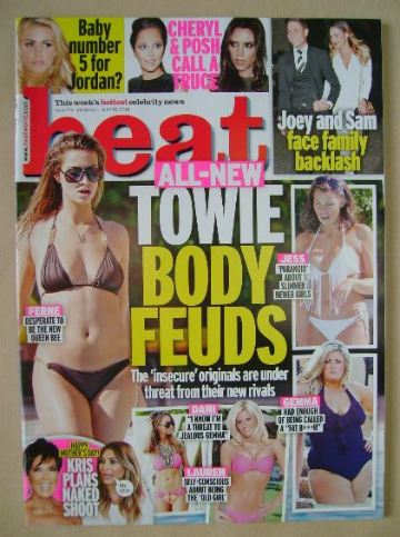 Heat magazine - TOWIE Body Feuds cover (29 March - 4 April 2014)