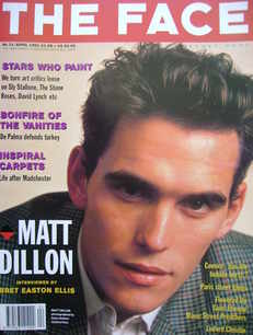 The Face magazine - Matt Dillon cover (April 1991 - Volume 2 No. 31)