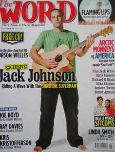 The Word magazine - Jack Johnson cover (May 2006)