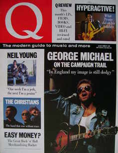 <!--1988-06-->Q magazine - George Michael cover (June 1988 - out of stock)