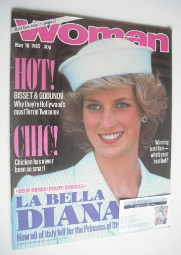 Woman magazine - Princess Diana cover (18 May 1985)