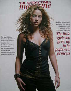 The Sunday Times magazine - Shakira cover (1 March 2009)