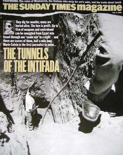The Sunday Times magazine - The Tunnels of the Intifada cover (17 July 2005)