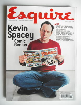 Esquire magazine - Kevin Spacey cover (March 2002)