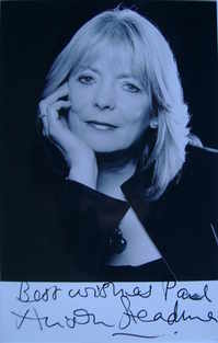 Alison Steadman autograph (hand-signed photograph, dedicated)