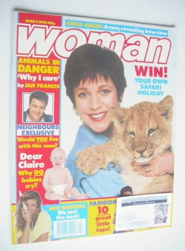 Woman magazine - Jan Francis cover (4 June 1990)