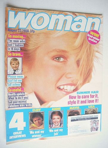 <!--1988-08-23-->Woman magazine (23 August 1988)