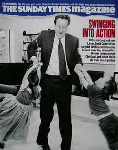 The Sunday Times magazine - David Cameron cover (20 July 2008)