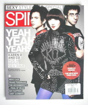 Spin magazine - Yeah Yeah Yeahs cover (March 2009)