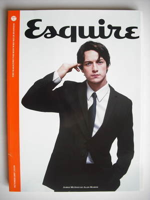 Esquire magazine - James McAvoy cover (October 2007 - Subscriber's Issue)