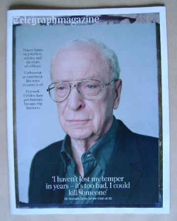 <!--2016-01-16-->Telegraph magazine - Sir Michael Caine cover (16 January 2
