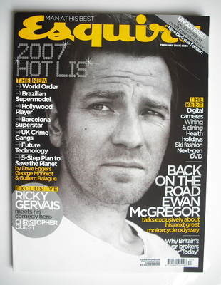Esquire magazine - Ewan McGregor cover (February 2007)