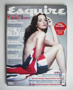 Esquire magazine - Emily Blunt cover (May 2007)