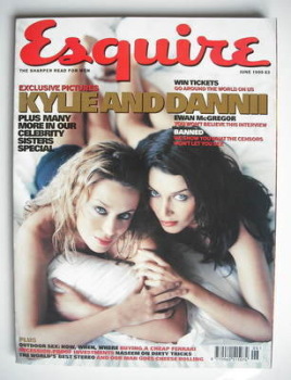 Esquire magazine - Kylie Minogue and Dannii Minogue cover (June 1999)