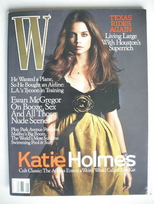 <!--2005-08-->W magazine - August 2005 - Katie Holmes cover