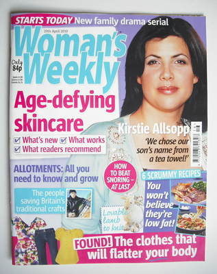 Woman's Weekly magazine (20 April 2010 - Kirstie Allsopp cover)