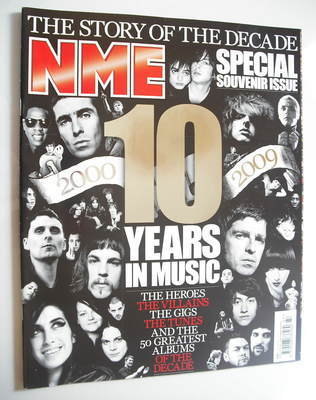 NME magazine - 10 Years In Music cover (21 November 2009)