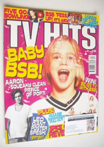 TV Hits magazine - April 1998 - Aaron Carter cover