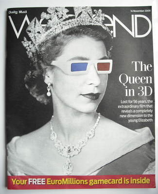 <!--2009-11-14-->Weekend magazine - The Queen cover (14 November 2009)