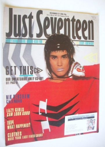 <!--1984-12-27-->Just Seventeen magazine - 27 December 1984