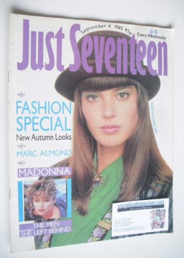 Just Seventeen magazine - 4 September 1985