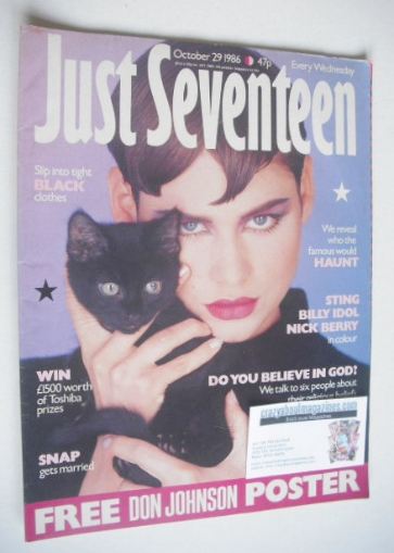 Just Seventeen magazine - 29 October 1986