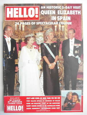 <!--1988-10-29-->Hello! magazine - Queen Elizabeth II cover (29 October 198