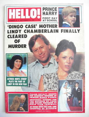 <!--1988-09-24-->Hello! magazine - Lindy Chamberlain cover (24 September 19