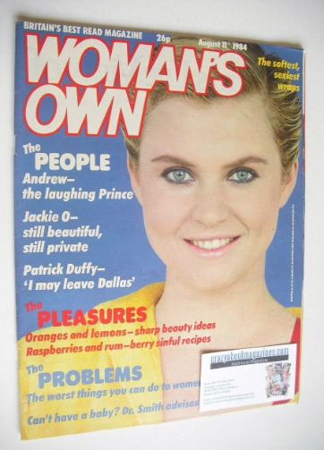 <!--1984-08-11-->Woman's Own magazine - 11 August 1984