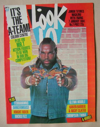 Look In magazine - Mr. T cover (7 January 1984)
