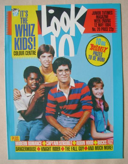 Look In magazine - Whiz Kids cover (12 May 1984)