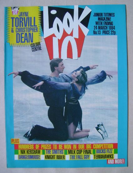 Look In magazine - Jayne Torvill and Christopher Dean cover (24 March 1984)