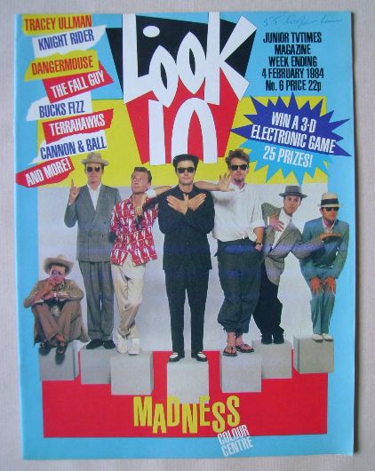 Look In magazine - Madness cover (4 February 1984)