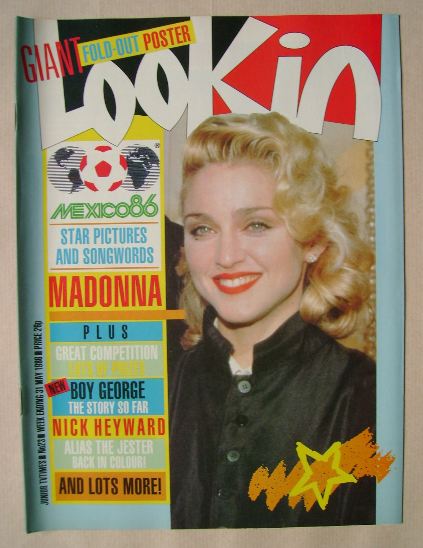 Look In magazine - Madonna cover (31 May 1986)