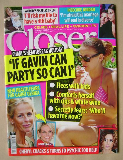 <!--2010-07-03-->Closer magazine - Charlotte Church cover (3-9 July 2010)