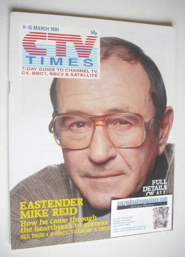 CTV Times magazine - 9-15 March 1991 - Mike Reid cover