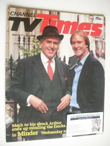 CTV Times magazine - 17-23 March 1984 - Minder cover