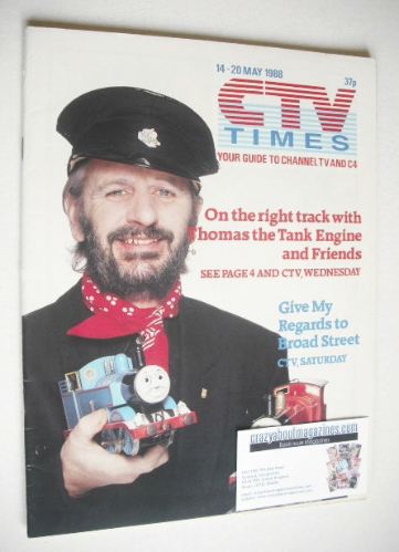 CTV Times magazine - 14-20 May 1988 - Ringo Starr cover
