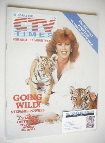 CTV Times magazine - 16-22 July 1988 - Stefanie Powers cover