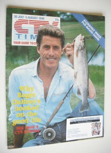 CTV Times magazine - 30 July - 5 August 1988 - Roger Daltrey cover
