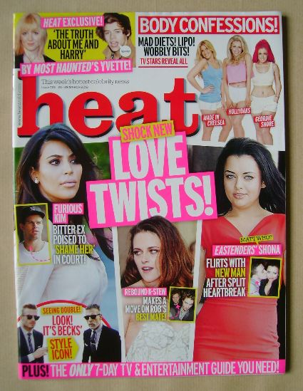 Heat magazine - Love Twists! cover (23-29 March 2013)