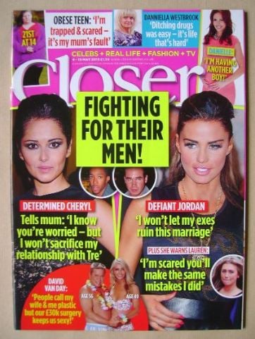 <!--2013-05-04-->Closer magazine - Fighting For Their Men! cover (4-10 May 