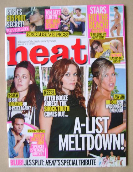 Heat magazine - A-List Meltdown! cover (4-10 May 2013)